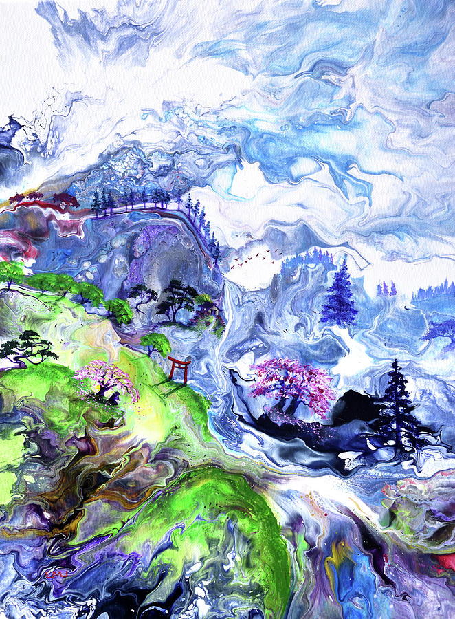 Peaceful Day Melody Painting by Laura Iverson Peaceful Day Melody Painting by Laura Iverson