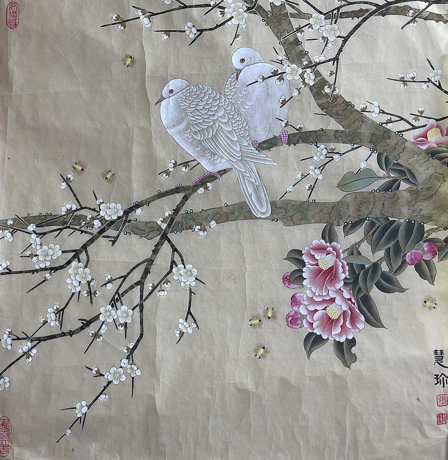 Peaceful Painting by HuiZhen Zhang Peaceful Painting by HuiZhen Zhang