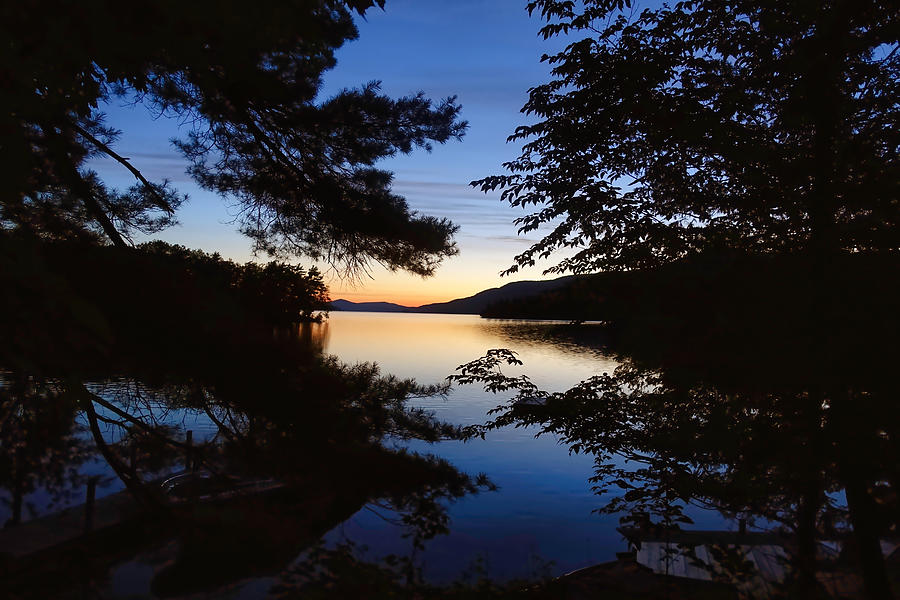 Peaceful Lake Sunrise Photograph by Russel Considine