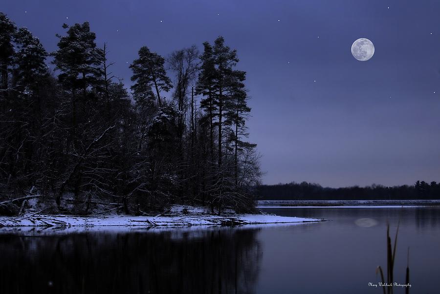 Peaceful Moon Photograph by Mary Walchuck