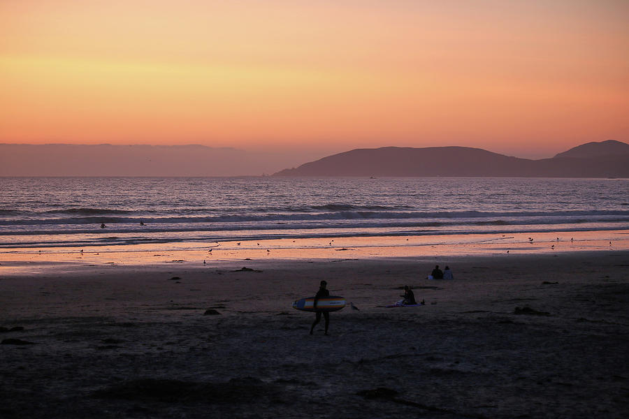 Peaceful Pismo Beach Sunset Photograph by Art Block Collections
