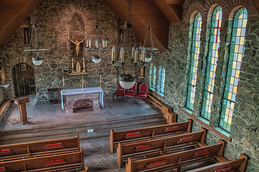 Peaceful Place, Chapel on the Rock Photograph by Marcy Wielfaert