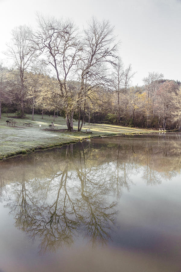 Peaceful Reflections in Soft Farmhouse Hues Photograph by Debra and Dave Vanderlaan