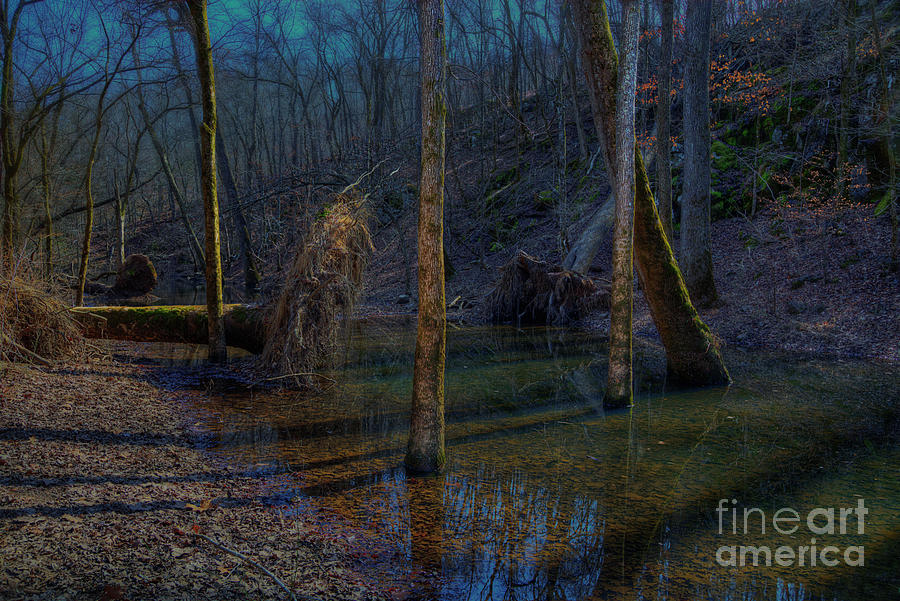 Hdr Photograph - Peaceful Scene by Larry Braun Hdr Photograph - Peaceful Scene by Larry Braun