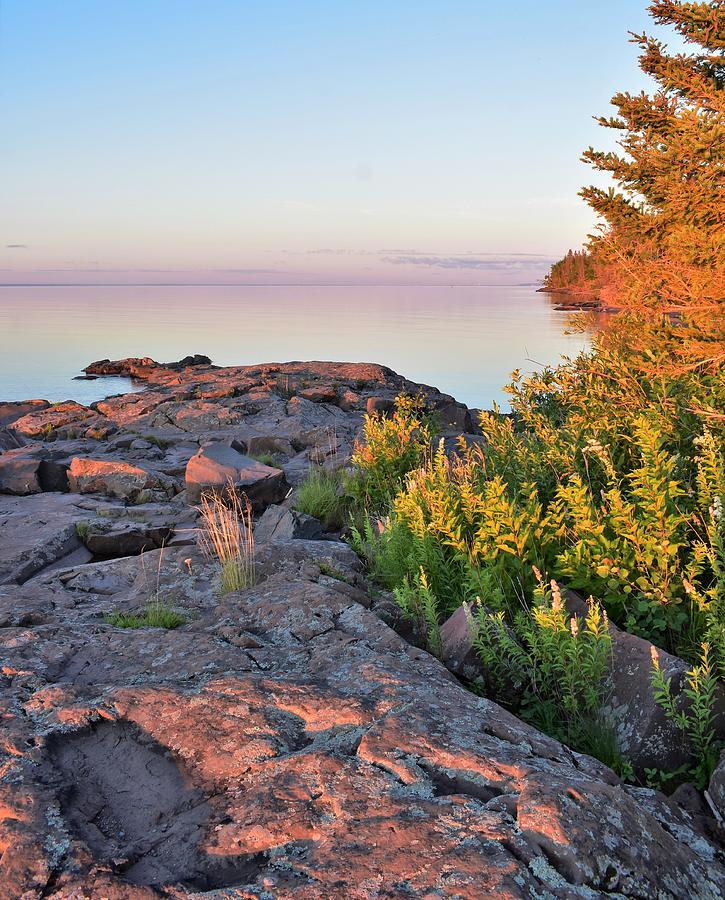 Peaceful Shores - North Shore Lake Superior Photograph by Jan Swart