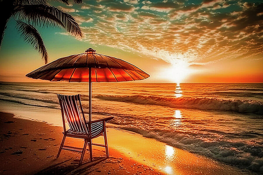 Sunset Photograph - Peaceful Sunset by Pete Federico Sunset Photograph - Peaceful Sunset by Pete Federico