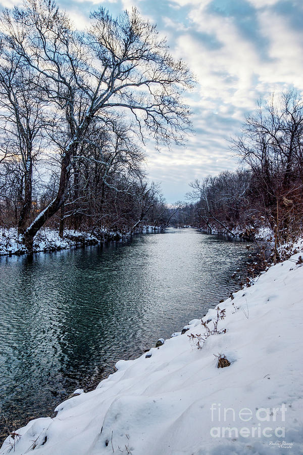 Peaceful Winter At James River Photograph by Jennifer White