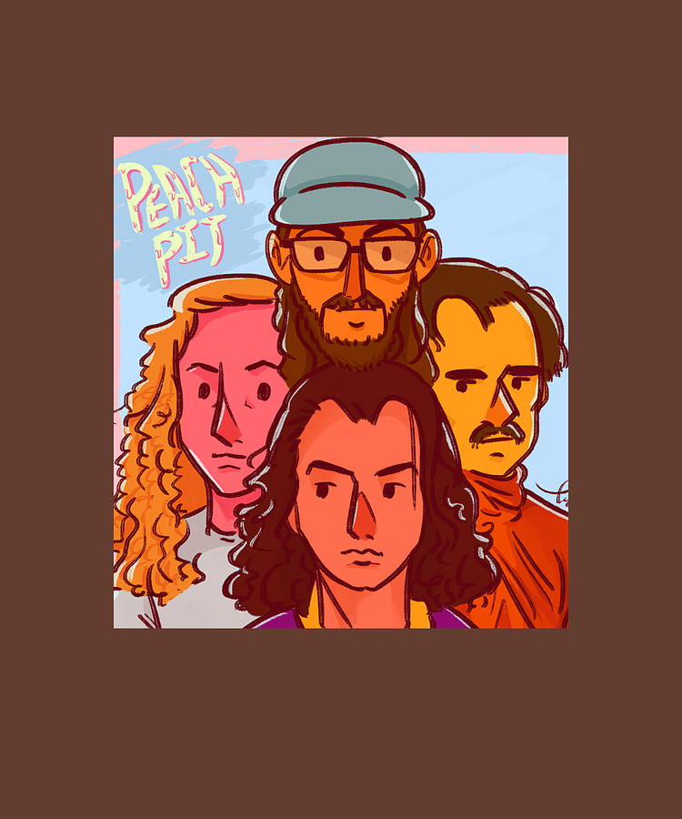 peach pit band Classic music Painting by White Ian Fine Art America