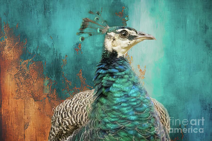 Peacock at Garden of Eden,Maui Photograph by Eva Lechner