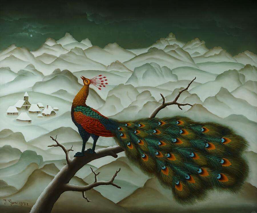 Peacock - Ivan Generalic Digital Art by Samuel HUYNH Peacock - Ivan Generalic Digital Art by Samuel HUYNH