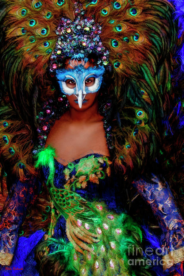 Peacock  Lady Photograph by Blake Richards