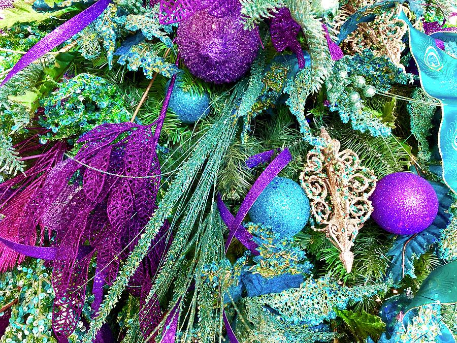 Peacock Ornaments Photograph by Denise Mazzocco - Fine Art America