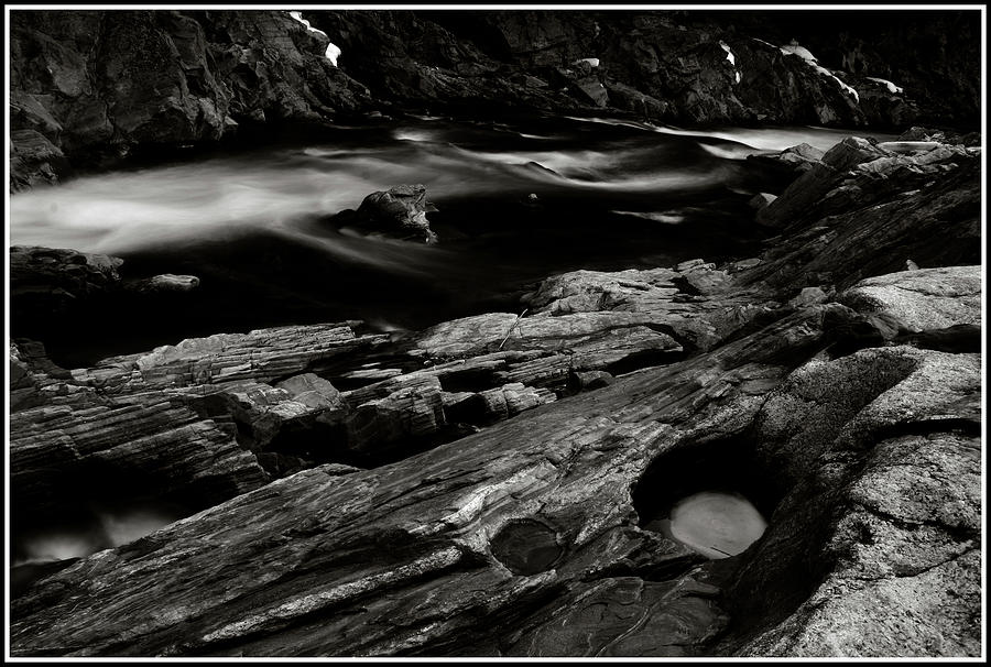 Peaholes on the Pemigewasset Photograph by Wayne King - Fine Art America