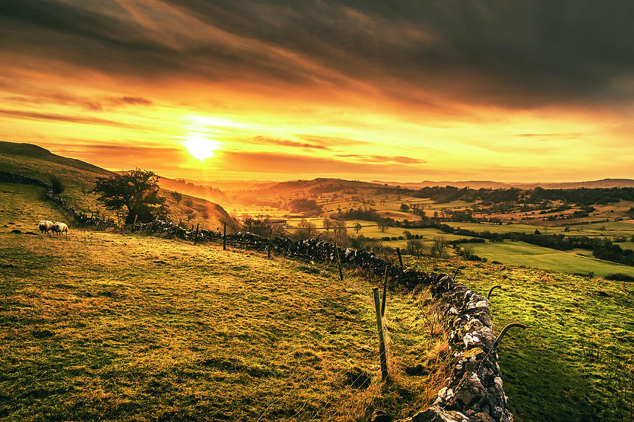 Peak District Sunrise looking from Hitter Hill Photograph by Tim Hill ...