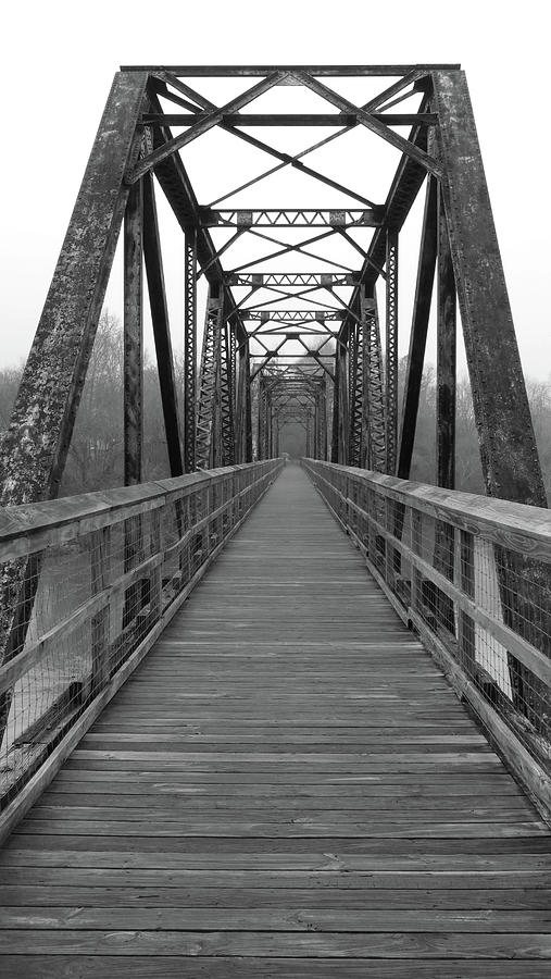 Peak Trestle in Black and White Photograph by Brian Hare