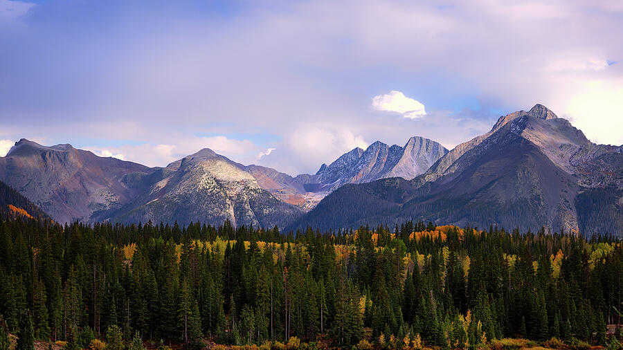 Majestic Mountain Range Photograph - Peaks in Transition by Kevin Schwalbe