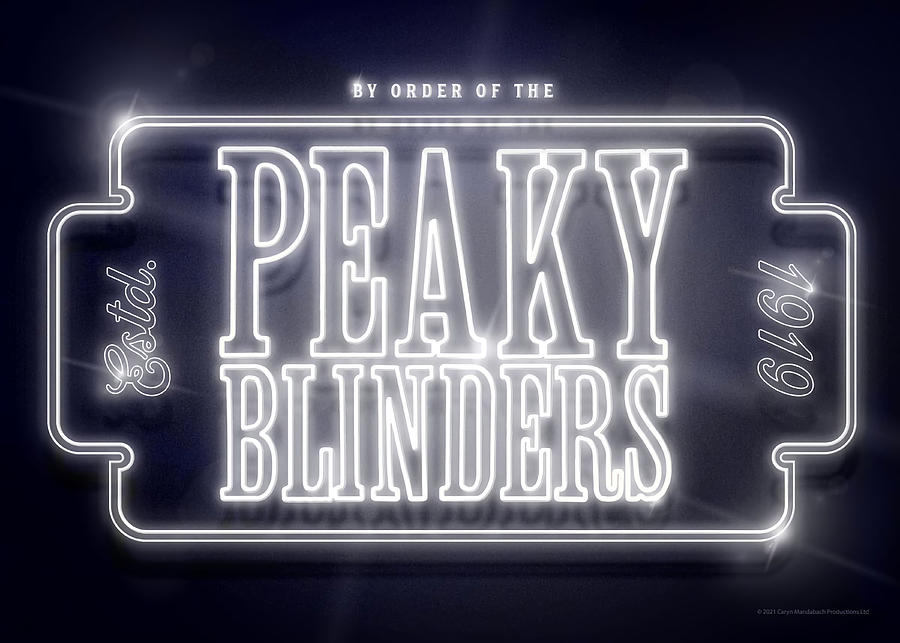 Peaky Blinders Razor Neon Poster Painting by Joel Moore Fine Art America