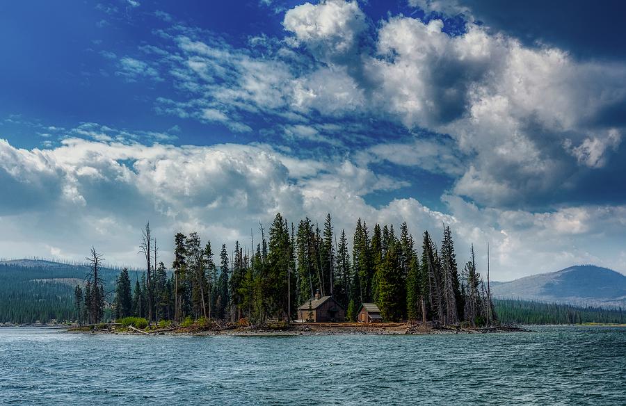 Peale Island - Yellowstone Lake Photograph by NPS Jacob W Frank - Fine ...