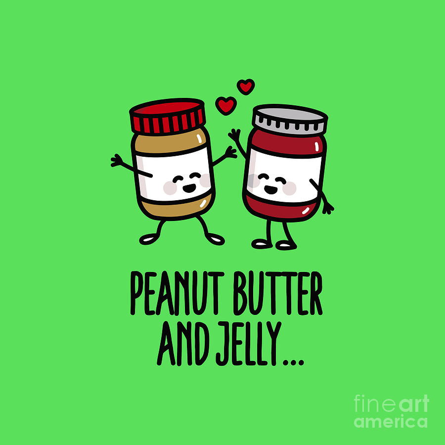 Peanut butter and jelly Drawing by Adam Ferari - Fine Art America