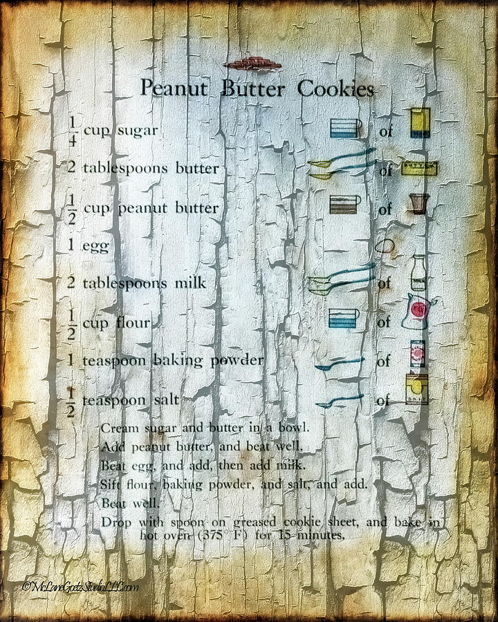 Peanut Butter Cookies Photograph by LeeAnn McLaneGoetz McLaneGoetzStudioLLCcom