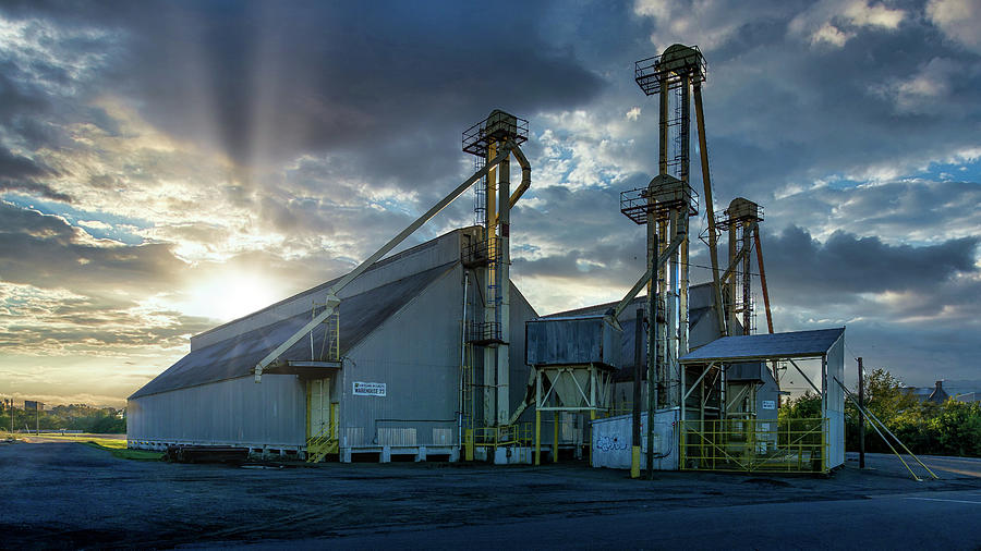 Peanut Warehouse, Suffolk Virginia Photograph by James Talley Fine