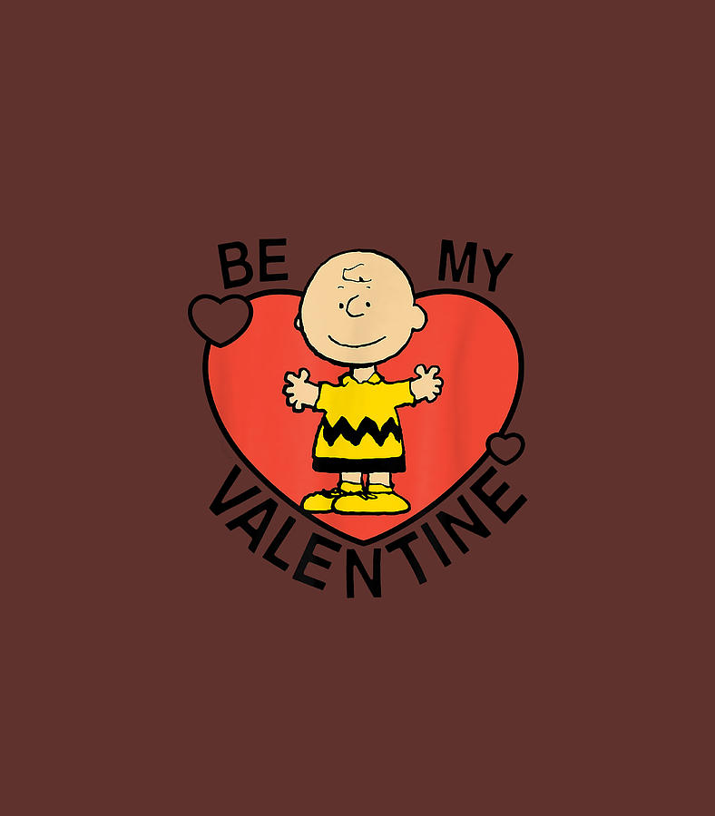 Peanuts Valentine Charlie Brown Heart Digital Art by Keegak Nadra ...