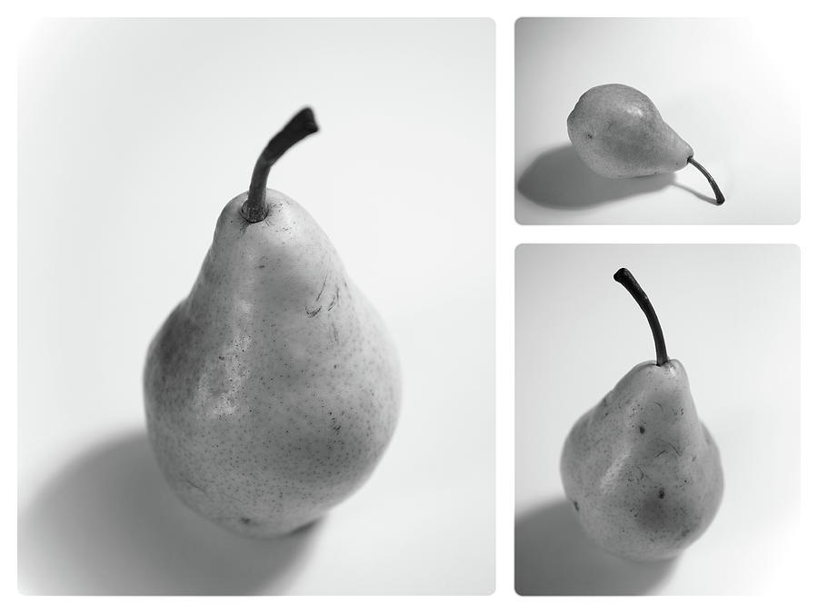 Pear Monochrome Photograph by Tom Druin