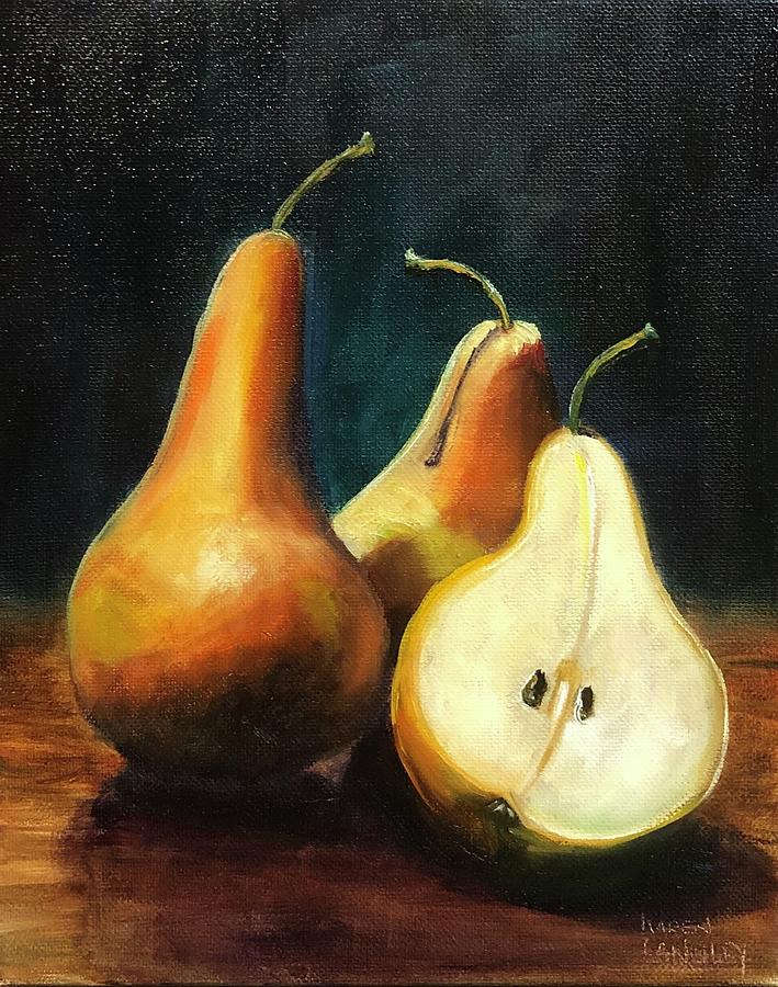 Pear Still Life Painting By Karen Langley Pixels