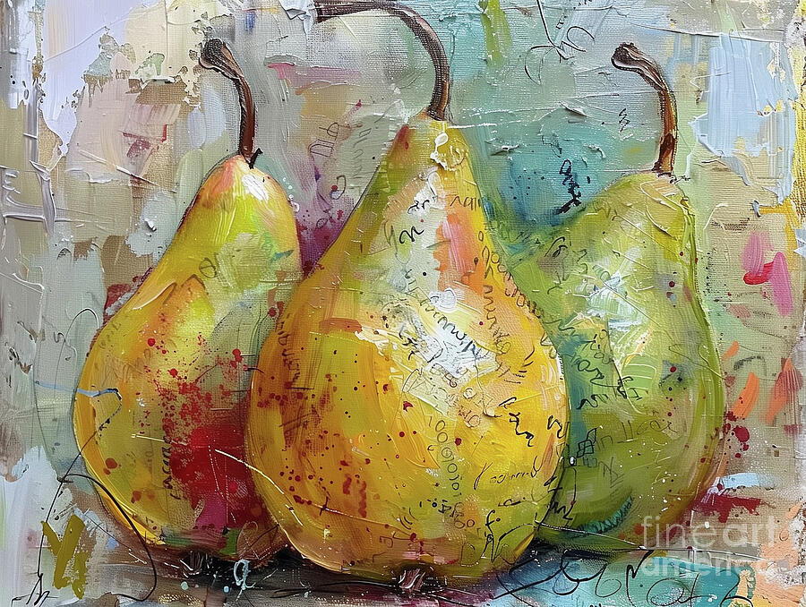 Pear three Digital Art by Howard Roberts