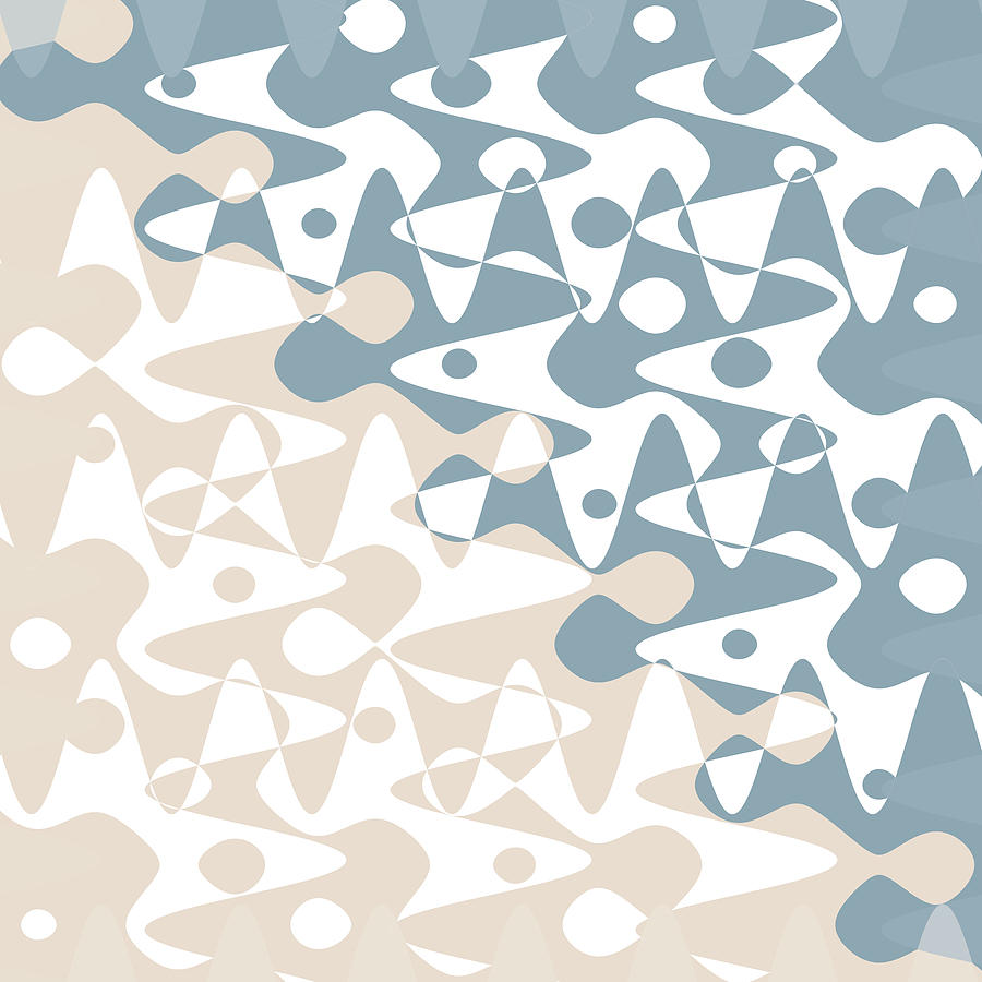 Abstract Digital Art - Pearl by Aleksa Design Abstract Digital Art - Pearl by Aleksa Design