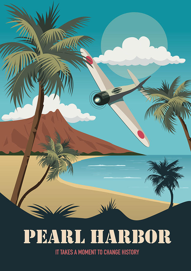 Pearl Harbor - Alternative Movie Poster Digital Art by Movie Poster Boy