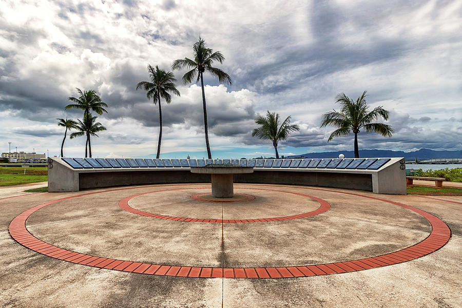 Pearl Harbors Rememberance Circle Photograph by American Landscapes