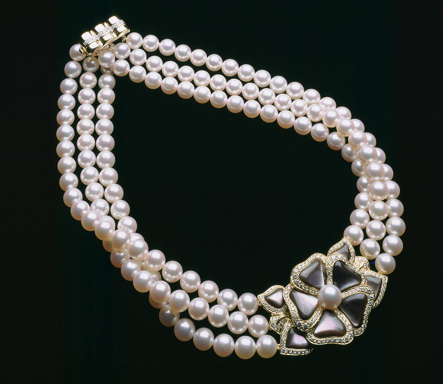 Pearl Necklace Photograph by ATU Images