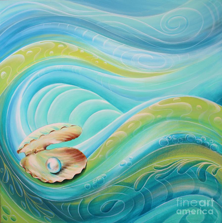 Pearl of Wisdom Painting by Reina Cottier
