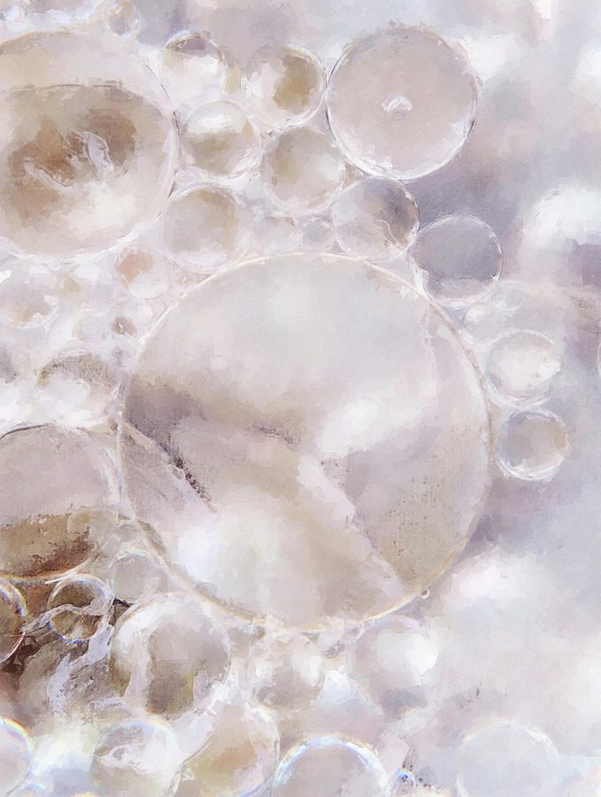 Abstract Painting - Pearls by Jacky Gerritsen