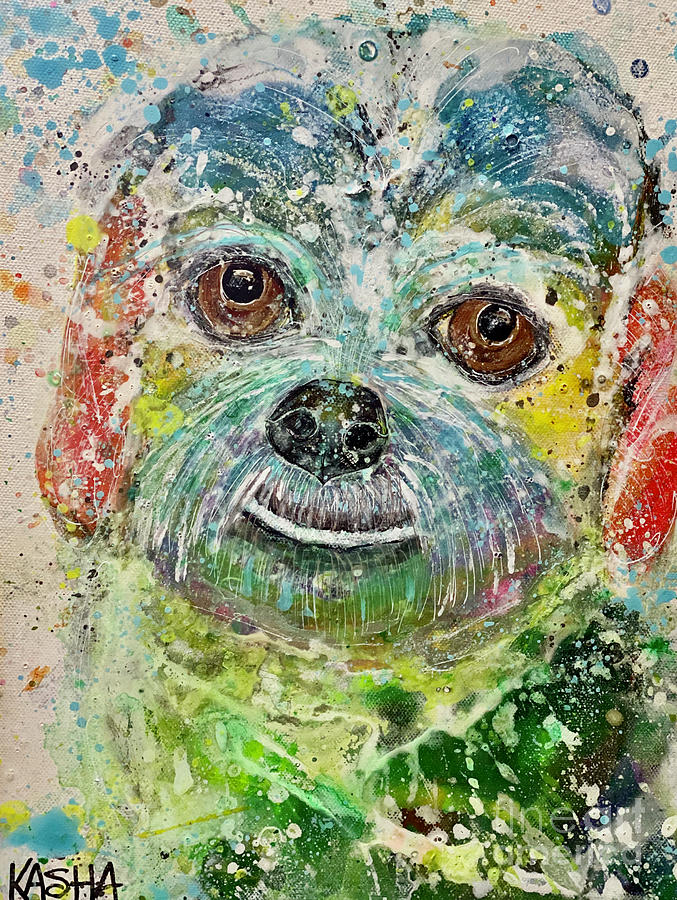 Pearly Whites Painting by Kasha Ritter