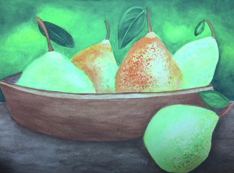 Pears Painting by Forrest Fortier
