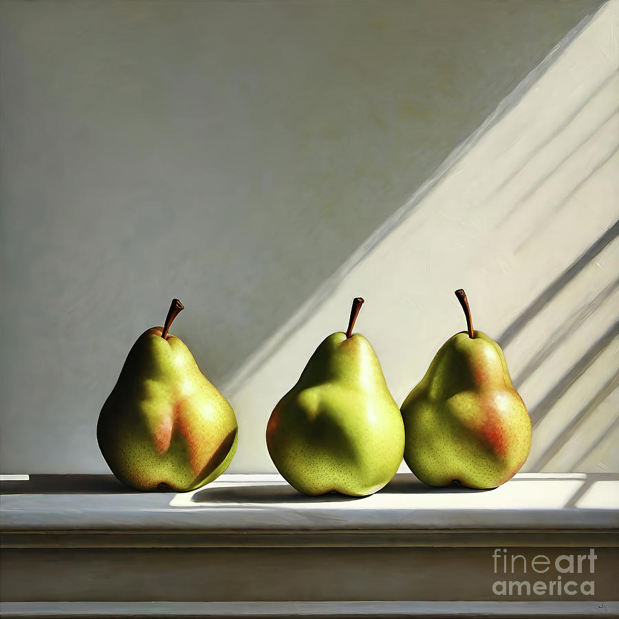 Pears Digital Art by Mark Miller