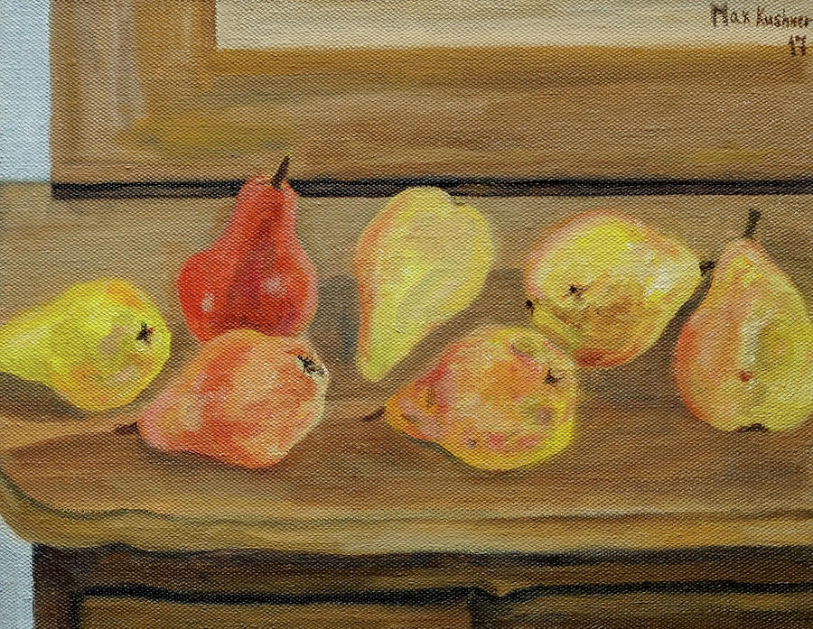 Pears Painting by Max Kushner