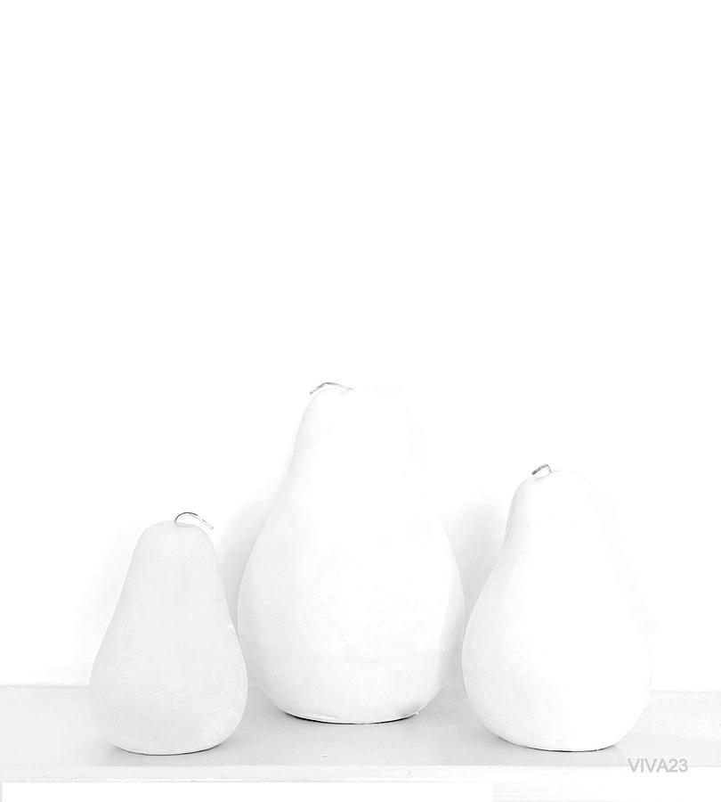 Pears-white-perfection Photograph by VIVA Anderson