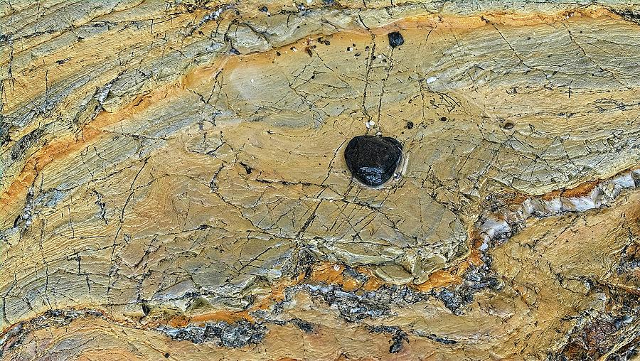 Pebble on Rock, Batemans Bay - Australia Photograph by Steven Ralser