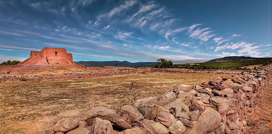 Pecos Church Ruin Vista by Endre Balogh Pecos Church Ruin Vista by Endre Balogh