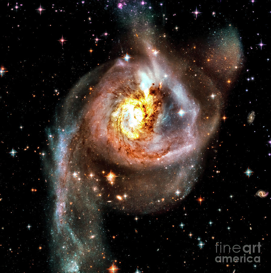 Peculiar Galaxy NGC 3256 Photograph by M G Whittingham - Fine Art America