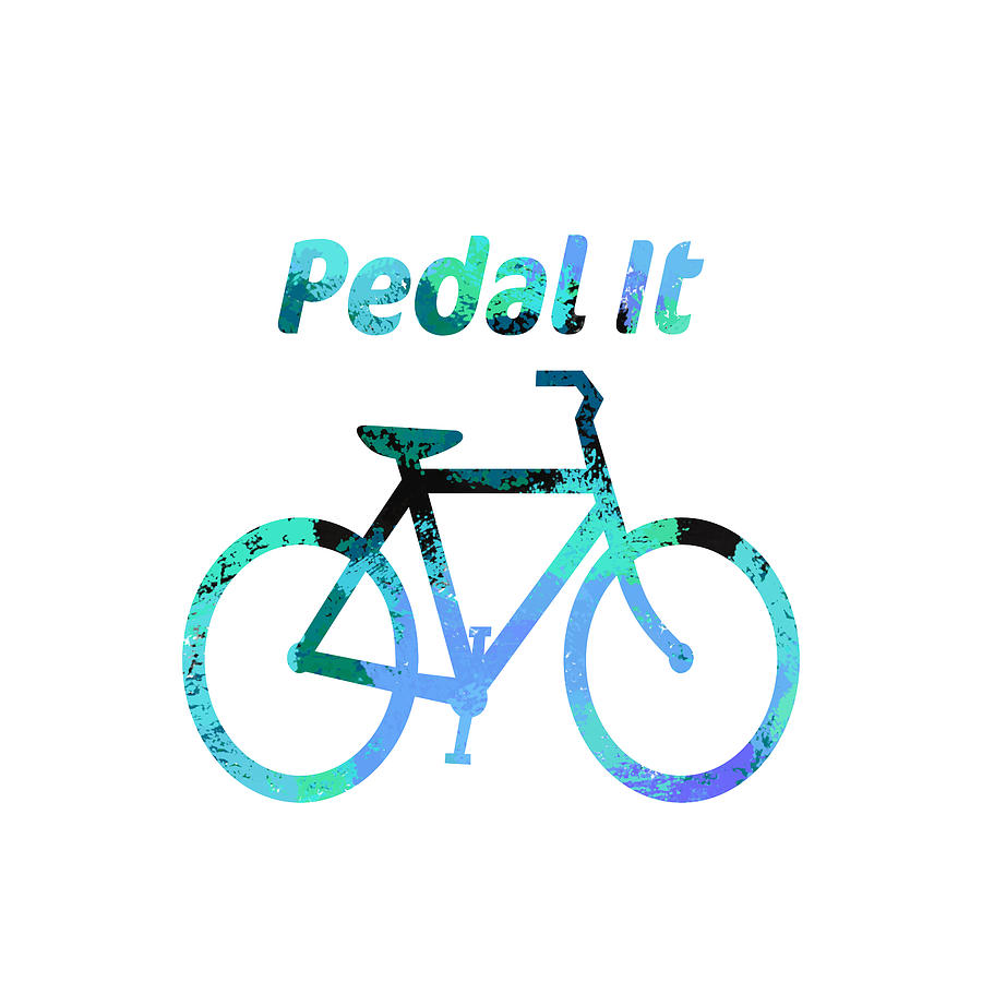 Pedal It Mixed Media by Nancy Merkle
