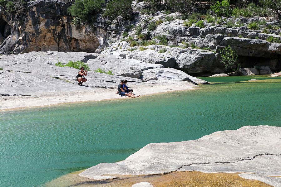 Passing Down a Love for Nature - Pedernales Falls State Park Photograph by Brigitte Blanchette Thompson Passing Down a Love for Nature - Pedernales Falls State Park Photograph by Brigitte Blanchette Thompson