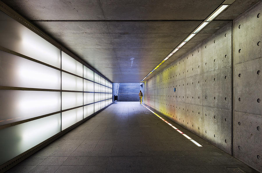 Pedestrian underpass  - Ravensburg Train Station Photograph by Christian Beirle González