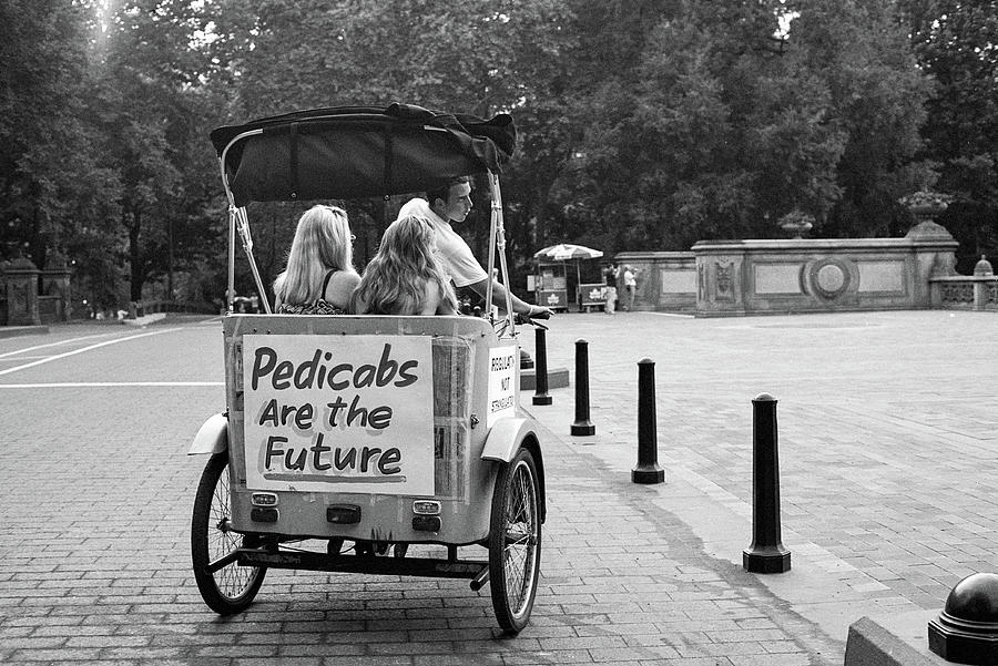 Pedicabs Are The Future Photograph by Cornelis Verwaal