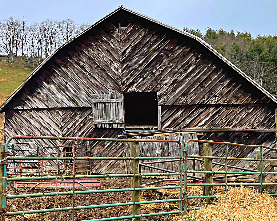 Peek a Barn Photograph by Lee Darnell