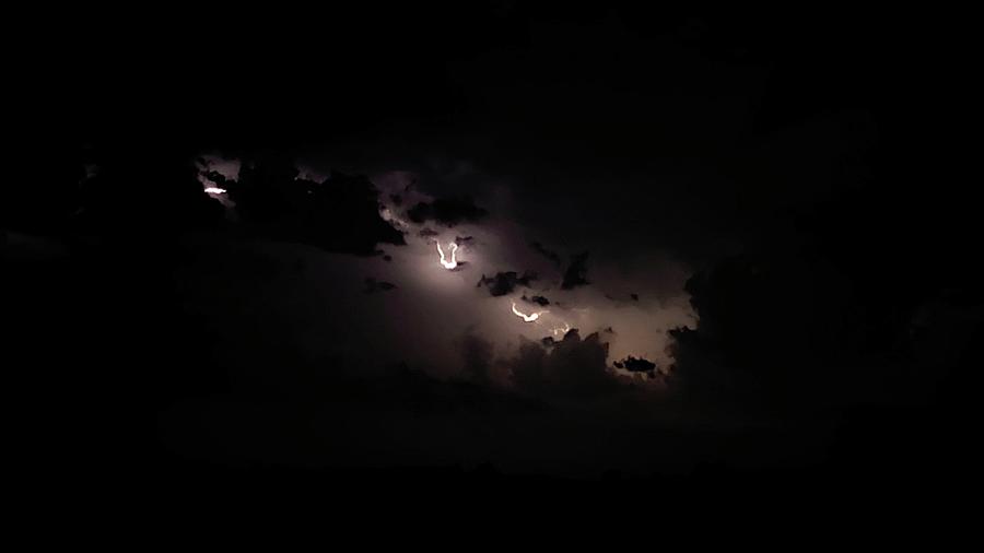 Peekaboo Lightning  Photograph by Ally White