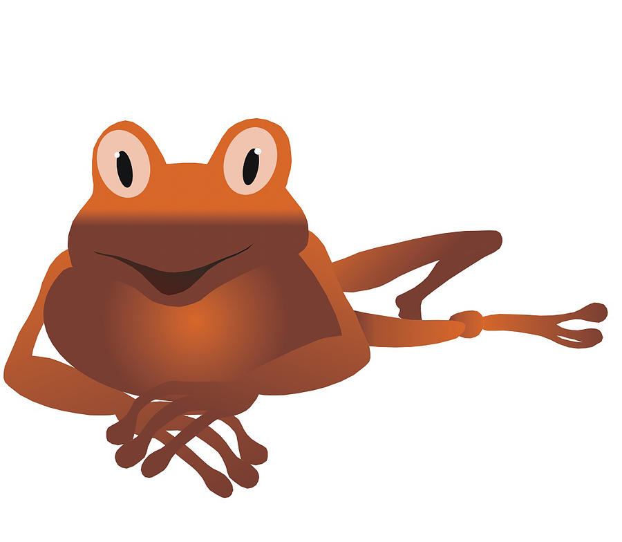 Peeper Frog Digital Art by Robert Libby